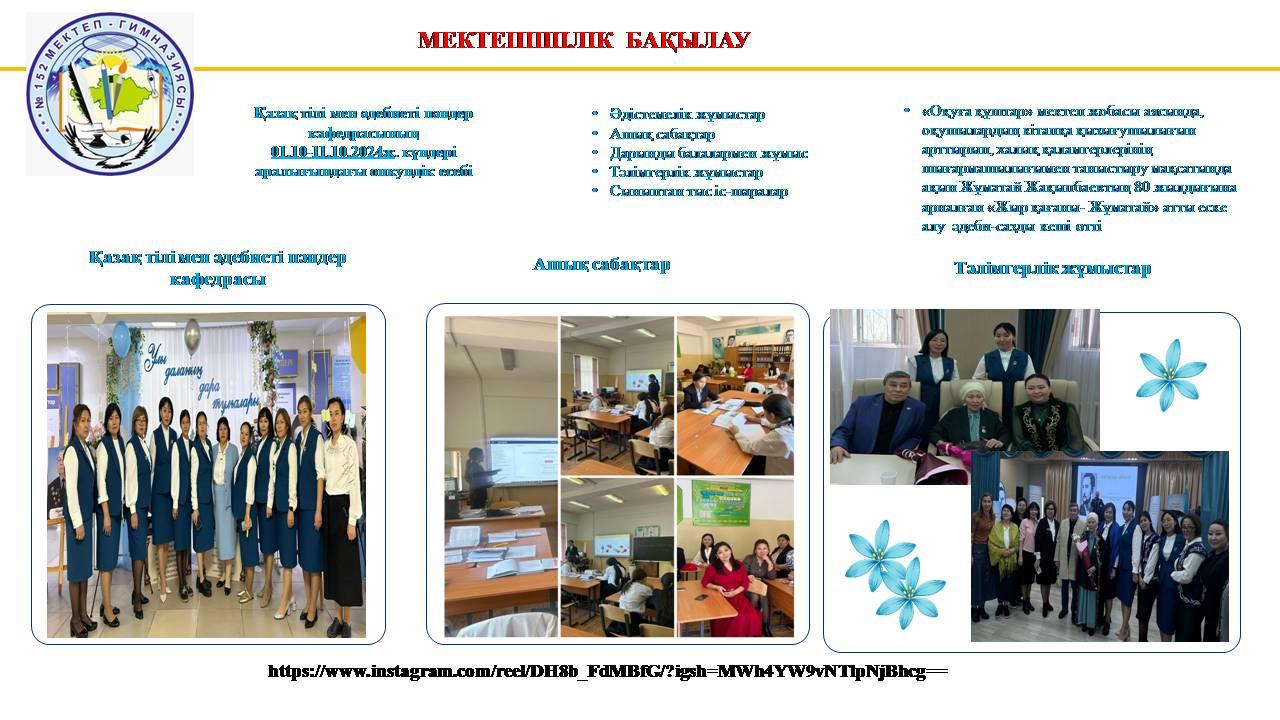 Мектепішілік бақылау