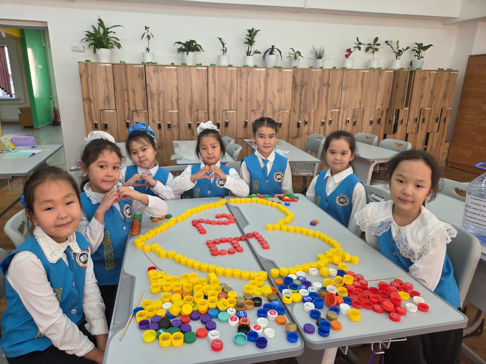 1-5-сынып оқушылары "Ізгі қақпақ" акциясына қатысты