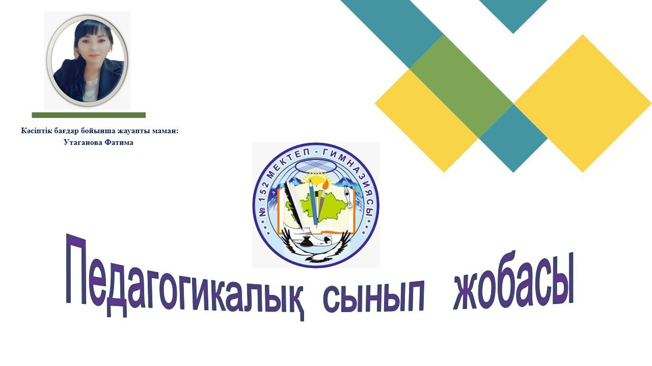 "Педагогикалық сынып жобасы"